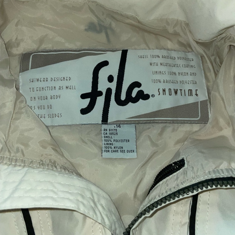 Vintage 80’s Fila Jacket - Picture 6 of 8